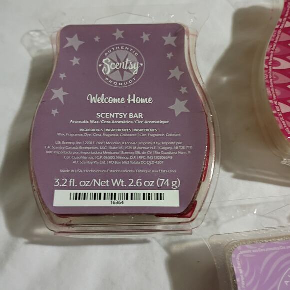 Scentsy Bar Trio 1)Cotton Candy Cookie-1)Welcome Home-1)Snowberry 3.2 oz each - Picture 4 of 5